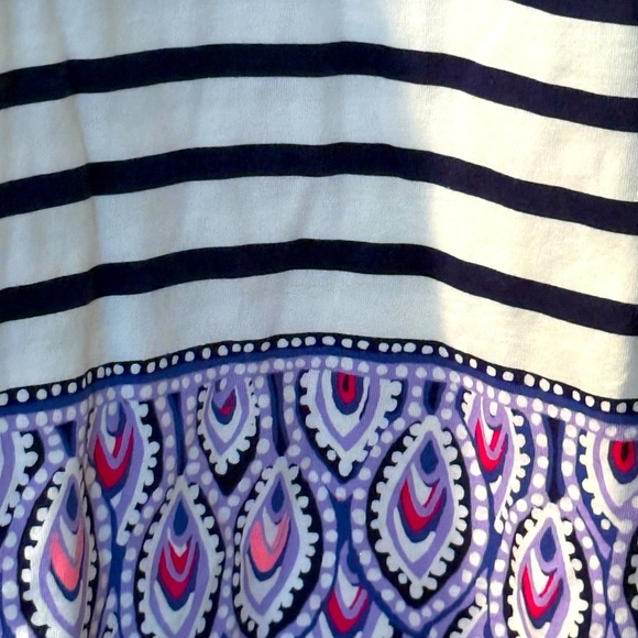 Lilly Pulitzer Women's Sz M Peacock Bay Lightweight Mini Dress EUC PTP 18" - Picture 6 of 6